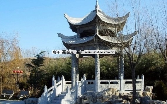 石雕亭子