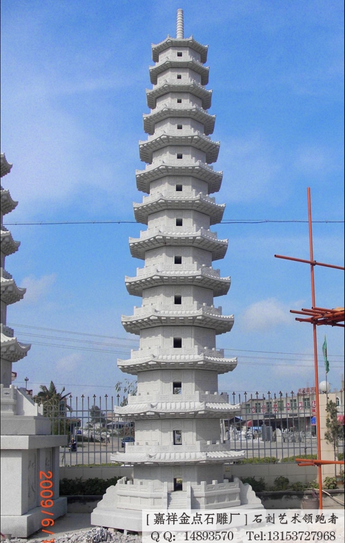 石雕佛塔经幢雕刻样式