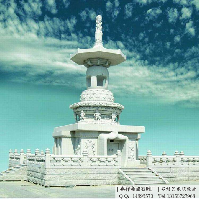 寺院佛塔 石雕佛塔的材料和造型分类